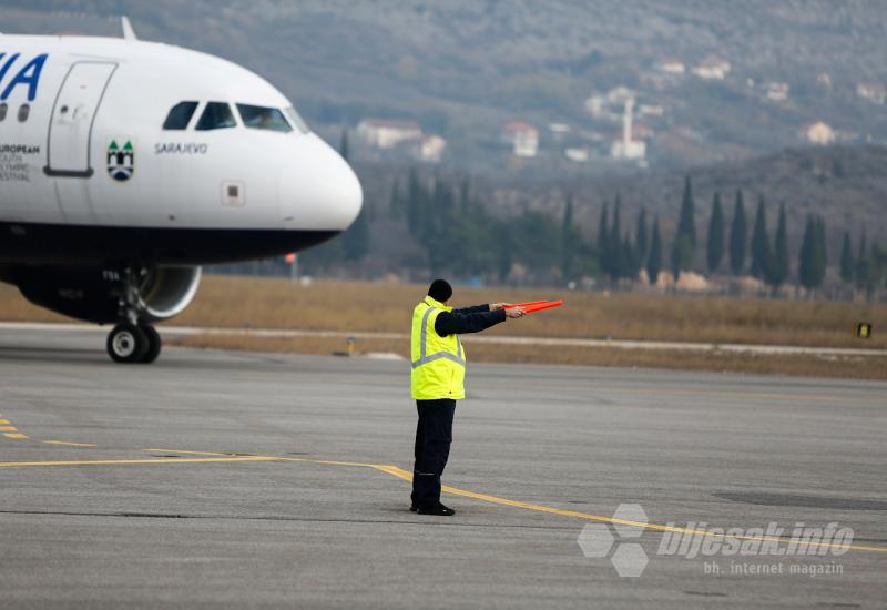 Prvi avion FlyBosnie na novoj liniji sletio u Mostar - Prvi avion FlyBosnie na novoj liniji sletio u Mostar